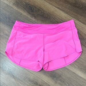 Lululemon Athletica Sonic Pink Women's Athletic Shorts
